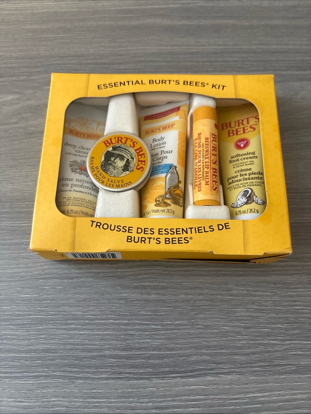 Burt's Bees Travel Hand & Foot Care Kit - Yellow Packaging